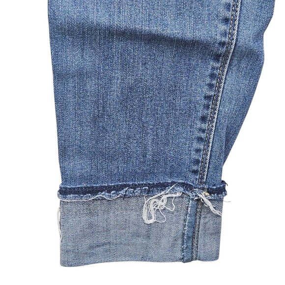 White House Black Market Jeans The Skinny Ankle Stretch Mid Rise Blue‎ Size 6L - Picture 8 of 13